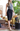 42POPS Oriole Knee Length Skirt